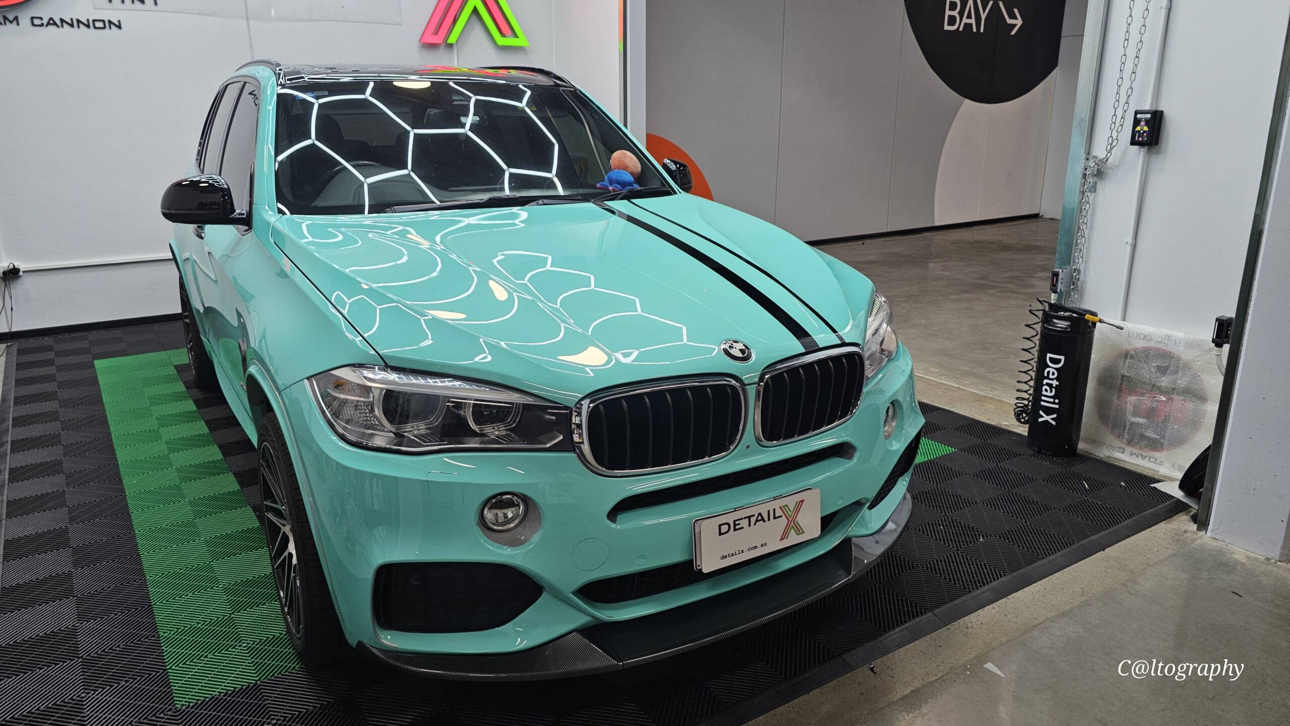 Tiffany Blue Color Change Paint Protection Film (PPF) – BMW X5